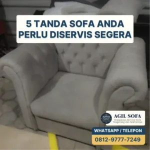 5 Tanda Sofa Perlu Diservis Segera