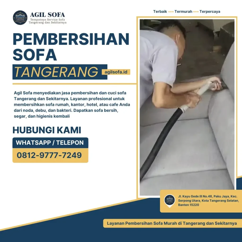Pembersihan Sofa Tangerang